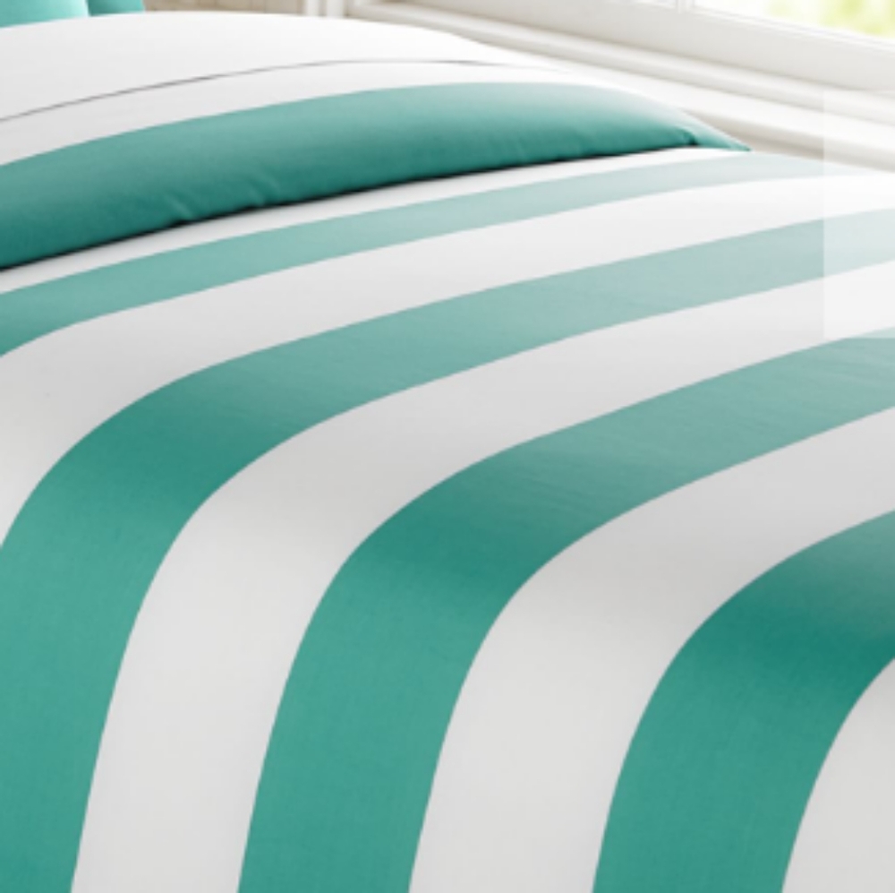 PBTeen Rugby Stripe Queen Flat Sheet
